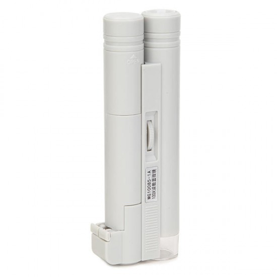 MG10085-1A 100X LED Portable Dual-tube Microscope with Graduated Magnifier Measurement Range 0-2cm MG10085-1A 100X LED Portable Dual-tube Microscope with Graduated Magnifier Measurement Range 0-2cm