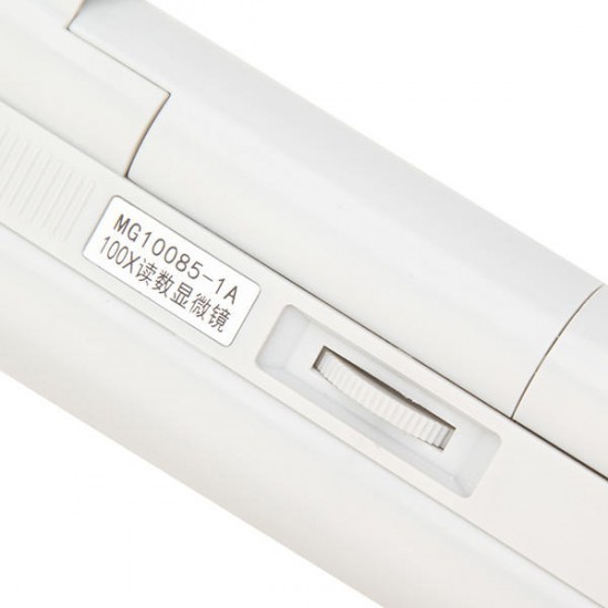 MG10085-1A 100X LED Portable Dual-tube Microscope with Graduated Magnifier Measurement Range 0-2cm MG10085-1A 100X LED Portable Dual-tube Microscope with Graduated Magnifier Measurement Range 0-2cm