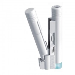 MG10085-1A 100X LED Portable Dual-tube Microscope with Graduated Magnifier Measurement Range 0-2cm