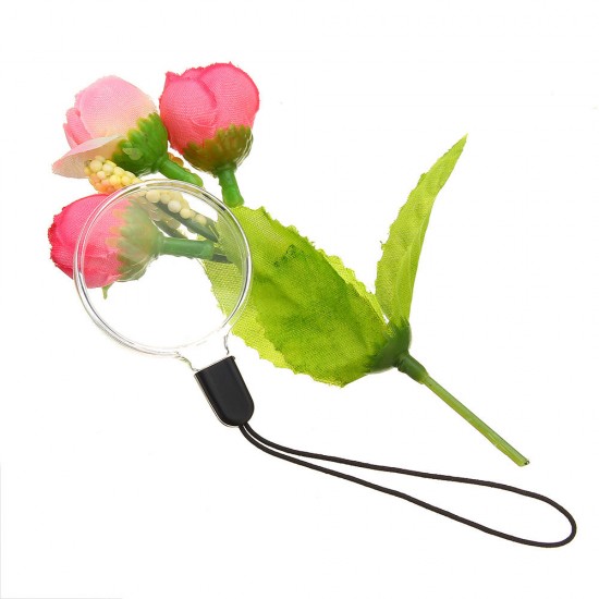 Mini Portable 5x Lanyard Magnifier For Mobile Phone Magnifying Glass Mini Portable 5x Lanyard Magnifier For Mobile Phone Magnifying Glass