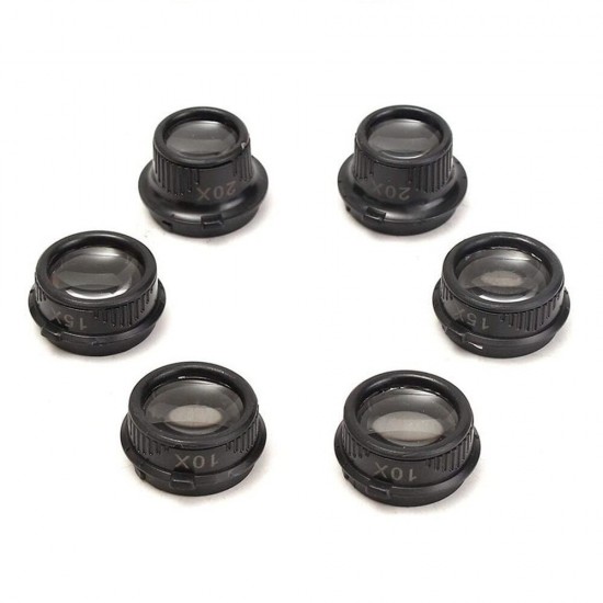 10X 15X 20X 25X LED Magnifier Double Eye Glasses Loupe Lens Jeweler Watch Repair Measurement with 8 Lens LED lamp 10X 15X 20X 25X LED Magnifier Double Eye Glasses Loupe Lens Jeweler Watch Repair Measurement with 8 Lens LED lamp