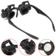 10X 15X 20X 25X LED Magnifier Loupe Glasses Double Eye Jeweler Watch Repair Changable Lens 10X 15X 20X 25X LED Magnifier Loupe Glasses Double Eye Jeweler Watch Repair Changable Lens