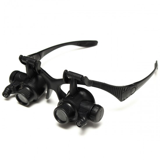 10X 15X 20X 25X Spectacles Glasses LED Lamp Magnifier Loupe Jewellery Maintain with 8pcs Replacement 10X 15X 20X 25X Spectacles Glasses LED Lamp Magnifier Loupe Jewellery Maintain with 8pcs Replacement