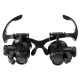 10X 15X 20X 25X Spectacles Glasses LED Lamp Magnifier Loupe Jewellery Maintain with 8pcs Replacement 10X 15X 20X 25X Spectacles Glasses LED Lamp Magnifier Loupe Jewellery Maintain with 8pcs Replacement