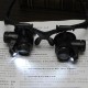 10X 15X 20X 25X Spectacles Glasses LED Lamp Magnifier Loupe Jewellery Maintain with 8pcs Replacement 10X 15X 20X 25X Spectacles Glasses LED Lamp Magnifier Loupe Jewellery Maintain with 8pcs Replacement