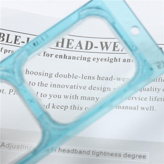 1.5X 2.0X 2.5X 3.5X Headbrand Magnifier Magnifying Glass Loupe With 4 Lens