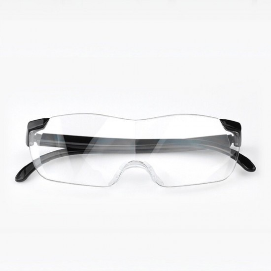 1.6x Magnifying Glasses Magnifying Lens Wearable Reading and Newspaper Reading 250° Reading Glasses