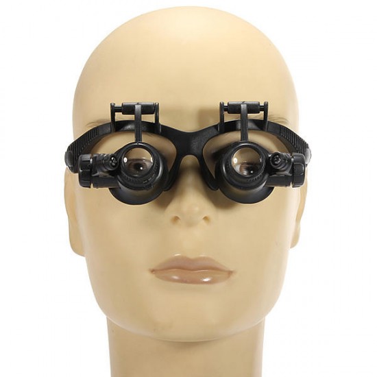 8 Lens 10x 15x 20x 25x Headbrand 2LED Magnifier Magnifying Loupe 9892G 8 Lens 10x 15x 20x 25x Headbrand 2LED Magnifier Magnifying Loupe 9892G