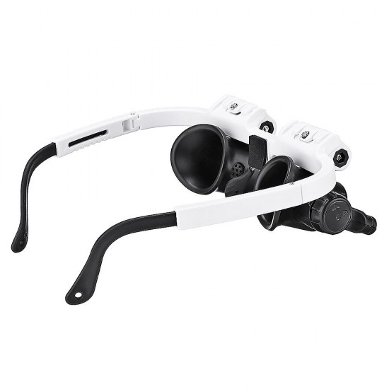 9892H1 8x/15x ABS Head-mounted Magnifier Glasses Magnifying Glass White 9892H1 8x/15x ABS Head-mounted Magnifier Glasses Magnifying Glass White