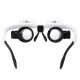 9892H1 8x/15x ABS Head-mounted Magnifier Glasses Magnifying Glass White