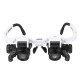 9892H1 8x/15x ABS Head-mounted Magnifier Glasses Magnifying Glass White 9892H1 8x/15x ABS Head-mounted Magnifier Glasses Magnifying Glass White