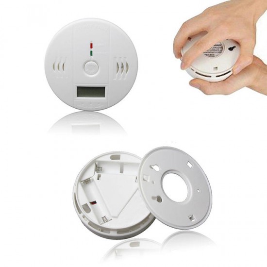 Combination Smoke Carbon Monoxide Detector Gas Fire CO Alarm with Display