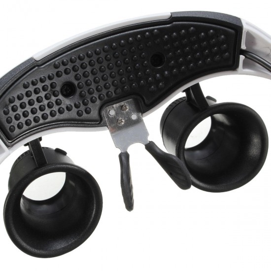 Portable Head Wearing Magnifying Glass 10X 15X 20X 25X LED Double Eye Repair Magnifier Loupe Portable Head Wearing Magnifying Glass 10X 15X 20X 25X LED Double Eye Repair Magnifier Loupe
