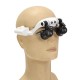 Portable Head Wearing Magnifying Glass 10X 15X 20X 25X LED Double Eye Repair Magnifier Loupe Portable Head Wearing Magnifying Glass 10X 15X 20X 25X LED Double Eye Repair Magnifier Loupe