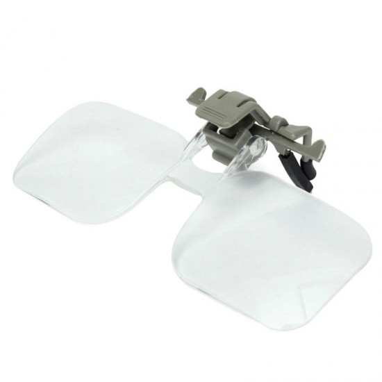 HD Lens Precise Clip On Clear Folding Magnifying Glasses Hands Free Reading Eyeglasses Jewellery Appraisal Watch Repair Tool HD Lens Precise Clip On Clear Folding Magnifying Glasses Hands Free Reading Eyeglasses Jewellery Appraisal Watch Repair Tool