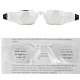 Headband 4.0X Bracket TV Glasses Magnifier Loupe Goggles Magnifying Glass with Phone Holder Glasses Case