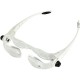 Headband 4.0X Bracket TV Glasses Magnifier Loupe Goggles Magnifying Glass with Phone Holder Glasses Case