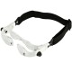 Headband 4.0X Bracket TV Glasses Magnifier Loupe Goggles Magnifying Glass with Phone Holder Glasses Case