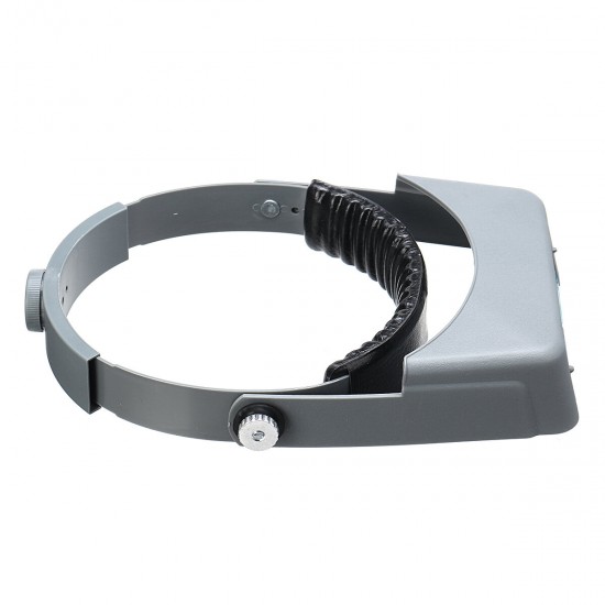 Headband Magnifier Eyewear Optivisor Free Magnifying Lens With 4 Glass Lens Set