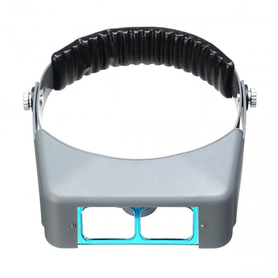 Headband Magnifier Eyewear Optivisor Free Magnifying Lens With 4 Glass Lens Set