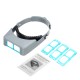 Headband Magnifier Eyewear Optivisor Free Magnifying Lens With 4 Glass Lens Set Headband Magnifier Eyewear Optivisor Free Magnifying Lens With 4 Glass Lens Set