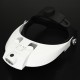 Headbrand LED Head Light Magnifier Magnifying Glass Loupe 5 Lens