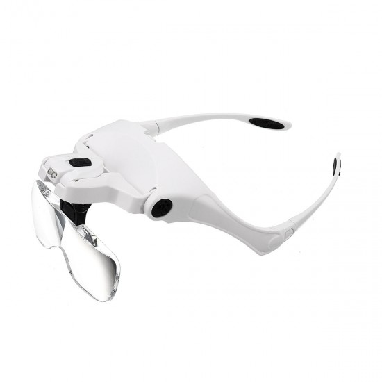 High Definition Head Glasses Magnifier Reading Magnifier With 1/1.5/2/2.5/3.5 Lenses