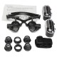 LED Light Magnifier Loupe Glasses 10X 20X 25X 15X Binocular Lens Magnify Repair LED Light Magnifier Loupe Glasses 10X 20X 25X 15X Binocular Lens Magnify Repair