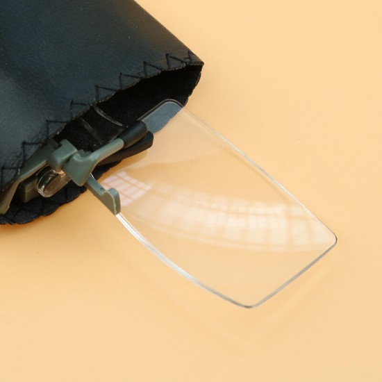 MG19156 Glasses Style Magnifier 2X PMMA Acrylic Magnifying Glass with Clip Loupe for Needlework Crafts Reading MG19156 Glasses Style Magnifier 2X PMMA Acrylic Magnifying Glass with Clip Loupe for Needlework Crafts Reading