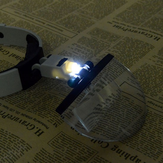 MG81003 1.2X 3.8X 4.5X 5.5X LED Hands Free Magnifier Helmet Magnifying Glass Loupe with Lamp 4 Lens for Watch Jewelry Repair Reading MG81003 1.2X 3.8X 4.5X 5.5X LED Hands Free Magnifier Helmet Magnifying Glass Loupe with Lamp 4 Lens for Watch Jewelry Repair Reading