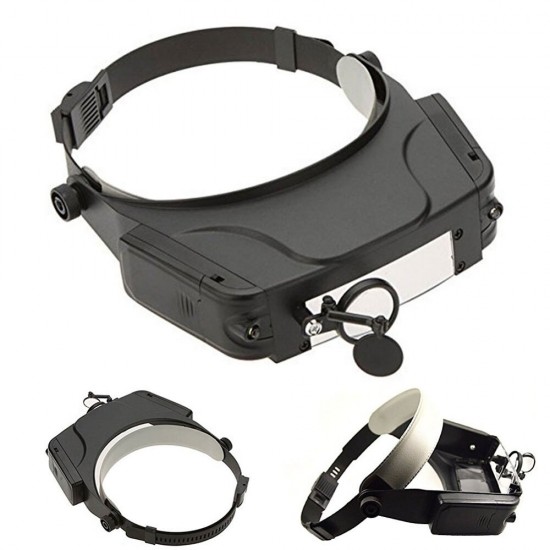 Magnifying Glass For Reading Magnifier Headband Multi-lens Multifunctional LED Light Head-mounted Acrylic Eye Magnifier Magnifying Glass For Reading Magnifier Headband Multi-lens Multifunctional LED Light Head-mounted Acrylic Eye Magnifier