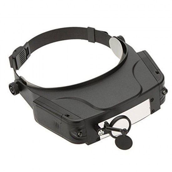 Magnifying Glass For Reading Magnifier Headband Multi-lens Multifunctional LED Light Head-mounted Acrylic Eye Magnifier