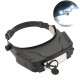 Magnifying Glass For Reading Magnifier Headband Multi-lens Multifunctional LED Light Head-mounted Acrylic Eye Magnifier