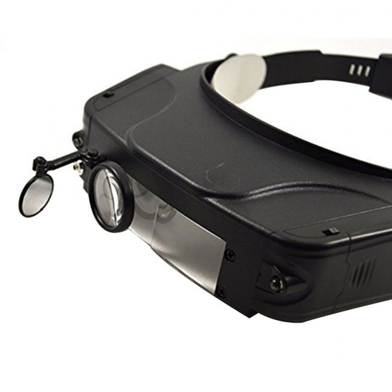 Magnifying Glass For Reading Magnifier Headband Multi-lens Multifunctional LED Light Head-mounted Acrylic Eye Magnifier Magnifying Glass For Reading Magnifier Headband Multi-lens Multifunctional LED Light Head-mounted Acrylic Eye Magnifier
