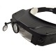 Magnifying Glass For Reading Magnifier Headband Multi-lens Multifunctional LED Light Head-mounted Acrylic Eye Magnifier