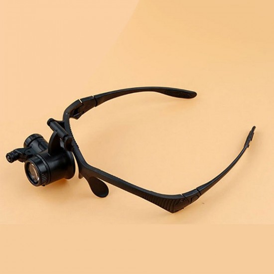 Magnifying Glass Magnifier Single Eye Multifunctional Headband LED Light Jeweler Repair with Lens Magnifying Glass Magnifier Single Eye Multifunctional Headband LED Light Jeweler Repair with Lens