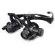 10X/15X/20X/25X Portable Head Wearing Double Eye Magnifying Glass 2 LED/8 Lens Jewelry Watchmaker Magnifiers 10X/15X/20X/25X Portable Head Wearing Double Eye Magnifying Glass 2 LED/8 Lens Jewelry Watchmaker Magnifiers