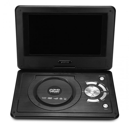 12.4 Inch 270° Rotation Screen Portable Car DVD Player Support Game TV Rechargeable