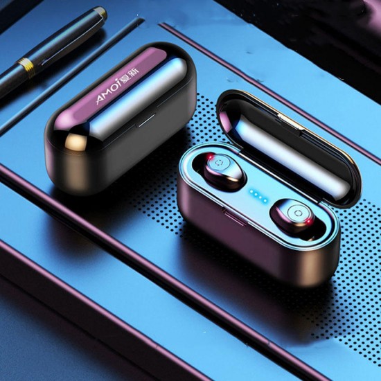F9 bluetooth 5.0 TWS Wireless Earphone CVC8.0 Double Noise Cancelling 3500mAh Power Bank Headset F9 bluetooth 5.0 TWS Wireless Earphone CVC8.0 Double Noise Cancelling 3500mAh Power Bank Headset