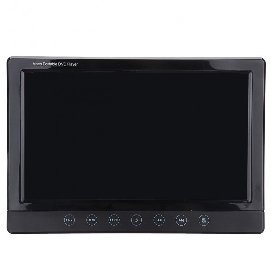 Universal 9 Inch Digital TFT LCD Car DVD Player Headrest Monitor Remote Control