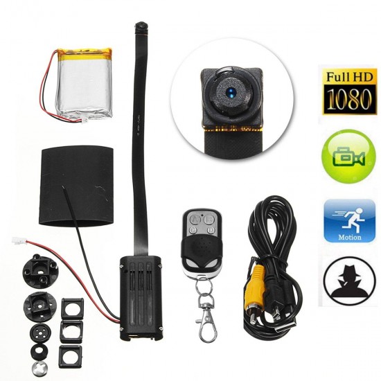 1080P DVR MINI DIY Module Camera Camcorder Waterproof with Remote Control