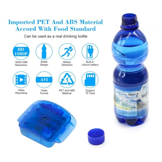 1080P Hidden Bottle Camera Drinking Water Bottle Video Recorder Motion Detection Portable DVR 1080P Hidden Bottle Camera Drinking Water Bottle Video Recorder Motion Detection Portable DVR