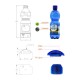 1080P Hidden Bottle Camera Drinking Water Bottle Video Recorder Motion Detection Portable DVR