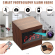 Brown A10 HD 1080P WIFI Night Vision Camera Electronic Clock IP Camera