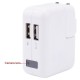 Mini 2 Port USB Wall Charger Hidden Camera 1080P HD DVR Recorder Motion Detection Power Adapter