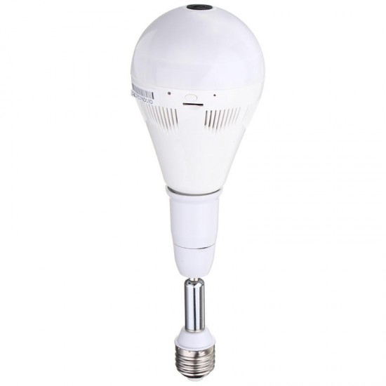 E27 VR Bulb Camera 360 Degree Panoramic wifi Hidden Camera White Light Bulb