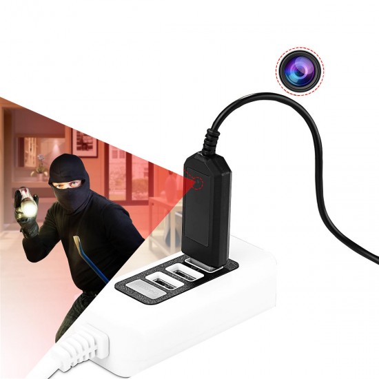 HD 1080P Hidden Camera Phone Power Cable Camera Audio DVR Motion Detection for Android