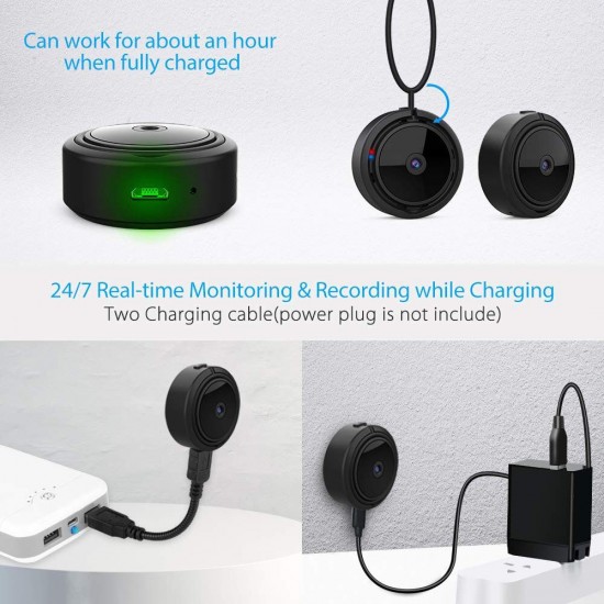 HD 1080P Mini WiFi Camera Pocket Body Camera Remote Monitor CCTV Webcam Video Wireless IR Night Vision Home Security DVR Camcord HD 1080P Mini WiFi Camera Pocket Body Camera Remote Monitor CCTV Webcam Video Wireless IR Night Vision Home Security DVR Camcord