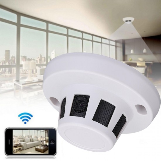 HD 1080p 3.6mm Smoke Detector Hidden WiFi Camera Video Audio Motion Detection HD 1080p 3.6mm Smoke Detector Hidden WiFi Camera Video Audio Motion Detection