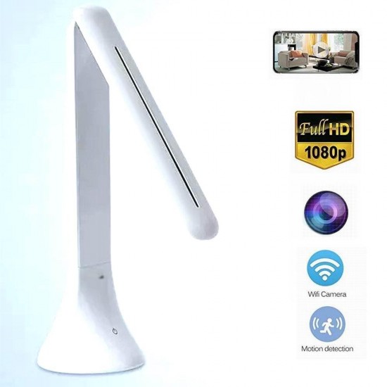 HW81 1080P Full HD Lamp WiFi IP Camera Eye Protection Lamp Phone PC Video Record AP Hotspot